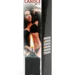 Grote Zwarte Hot Wax BDSM-Kaars Van Rimba-8115 Ø 4.9 X 20.5 Cm -C&B Toys Verkoopwinkel rimba bdsm candle black 2 1 1