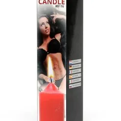 Grote Rode Hot Wax BDSM-Kaars Van Rimba-8116 Ø 4.9 X 20.5 Cm -C&B Toys Verkoopwinkel rimba bdsm candle red 3