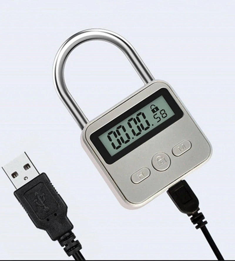 MAE-Toys Zwaar BDSM Timer Slot - Silver Voor Opsluiting En (self)bondage Van Uw Slaaf 5 MAE-Toys Zwaar BDSM Timer Slot - Silver Voor Opsluiting En (self)bondage Van Uw Slaaf - Afbeelding 3