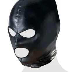 Zwart Wetlook Masker Van Bad Kitty -C&B Toys Verkoopwinkel spandex mask 24919311001