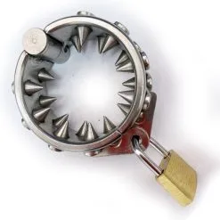 Master Series The Iron 2 Rijen Spikes Slave CBT Tool Kali's Theeth 19 Master Series The Iron 2 Rijen Spikes Slave CBT Tool Kali's Theeth -C&B Toys Verkoopwinkel spiked cockring 01 2