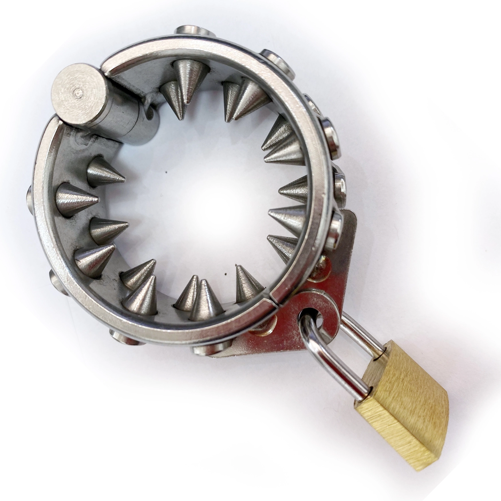 Master Series The Iron 2 Rijen Spikes Slave CBT Tool Kali's Theeth 10 Master Series The Iron 2 Rijen Spikes Slave CBT Tool Kali's Theeth - Afbeelding 8