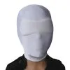 MAE-Toys Volledig Gesloten Wit Spandex Masker Met Gewatteerde Blinder -C&B Toys Verkoopwinkel white spandex hood 2