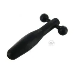Siliconen Cum-Thru Barbell Penis Plug Van Master Series
