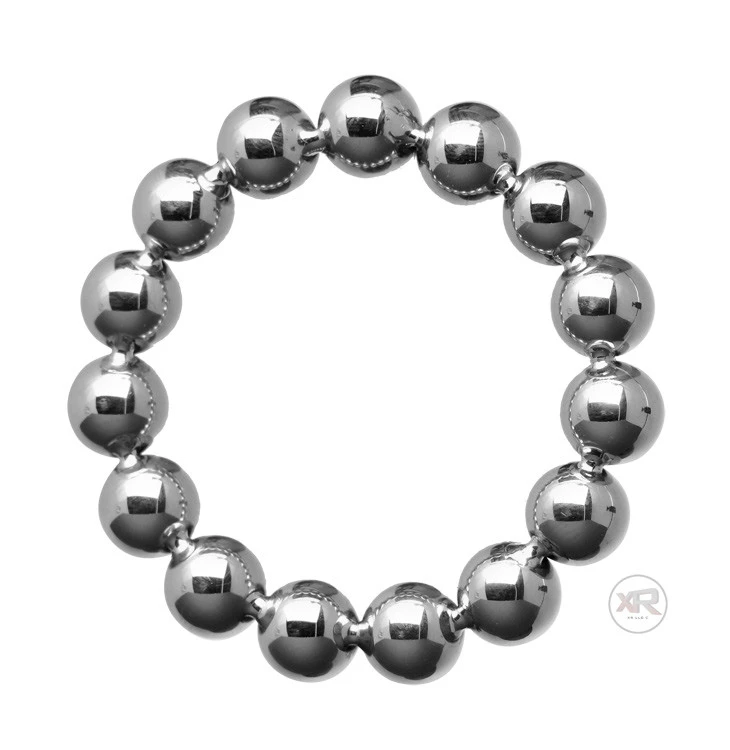 Meridian Stainless Steel Beaded Cock Rings By Master Series 4 Meridian Stainless Steel Beaded Cock Rings By Master Series - Afbeelding 2