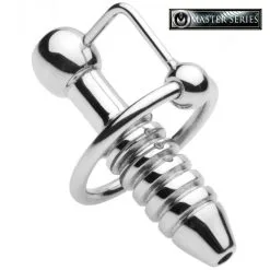 Master Series XL Ribbed Urethral Sound With Hollow Core By Mastersteel -C&B Toys Verkoopwinkel xr ae467 xl ribbed urethral sound with hollow core 18304 1