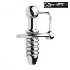 Master Series XL Ribbed Urethral Sound With Hollow Core By Mastersteel -C&B Toys Verkoopwinkel xr ae467 xl ribbed urethral sound with hollow core 18305 1