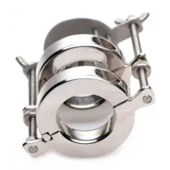 Master Series Stainless Steel Spiked CBT Double Ball Stretcher And Crusher -C&B Toys Verkoopwinkel xr af526 03 1